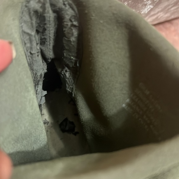 Vintage Ankle Booties Faux Grey Suede - Picture 6 of 7